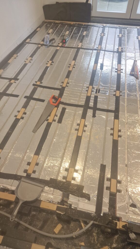 Underfloor heating & Central Heating New Project